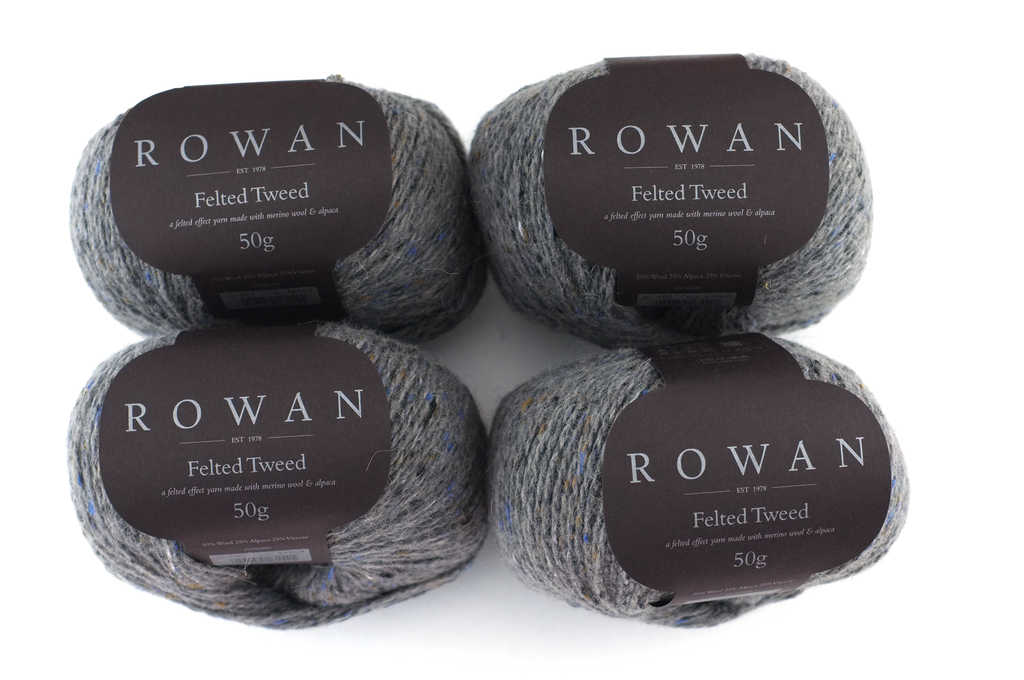 Rowan Felted Tweed Boulder 195, greige, merino, alpaca, viscose knitting yarn