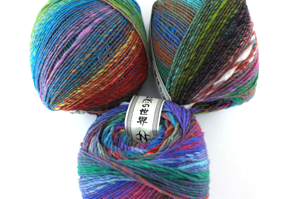 Noro Ito, col 01 aran weight, jumbo skeins in rainbow, 100% wool