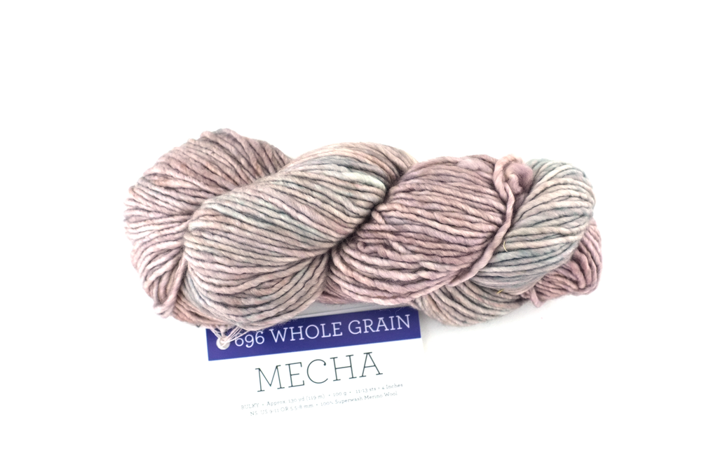 Malabrigo Mecha in color Whole Grain, Bulky Weight Merino Wool Knitting Yarn, tonal beiges, #696
