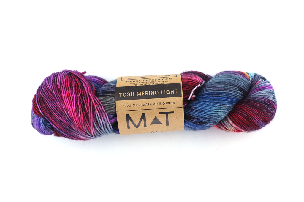 Tosh Merino Light, You Do You, purple, pink, superwash fingering yarn