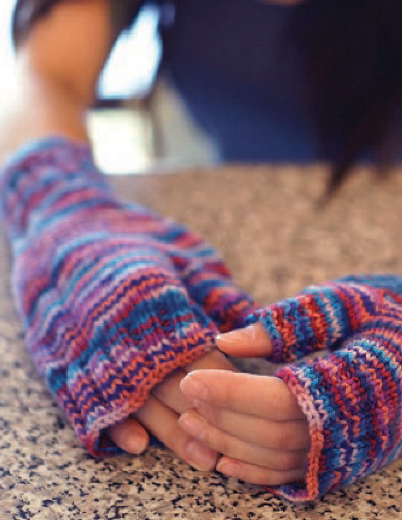 Fingerless Mitts free digital knitting pattern