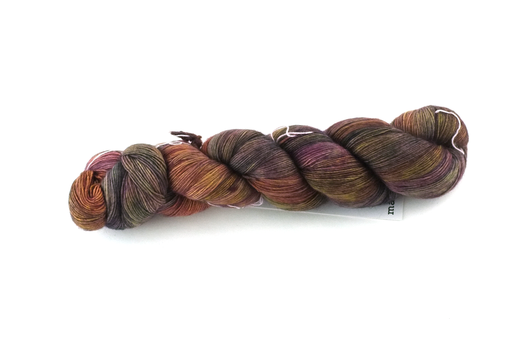 Malabrigo Lace in color Piedras, Lace Weight Merino Wool Knitting Yarn, rust, brown, wheat, #862 - Purple Sage Yarns