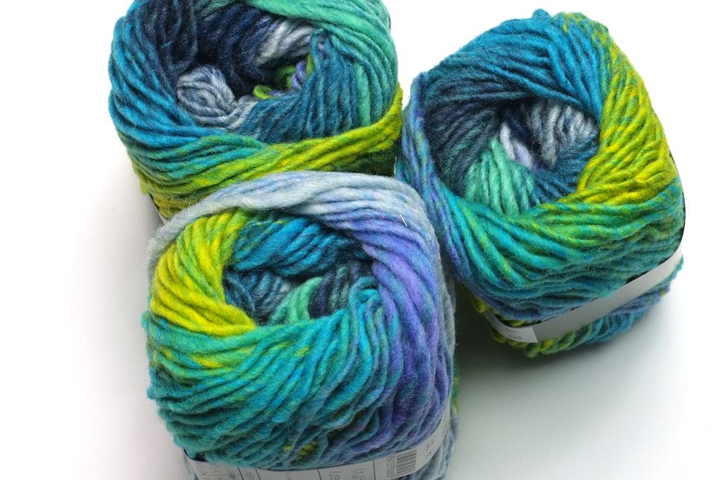 Noro Kureyon Color 359 Worsted Weight 100% Wool Knitting Yarn, blue, navy, white
