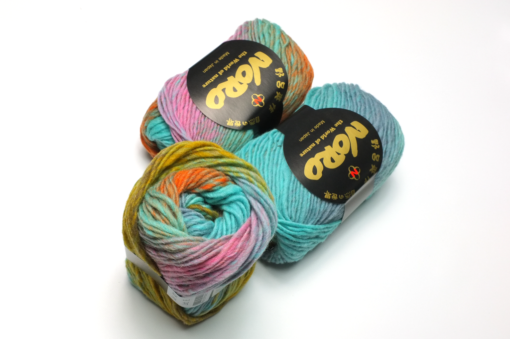 Noro Kureyon Color 421, Worsted Weight 100% Wool Knitting Yarn, pastels plus