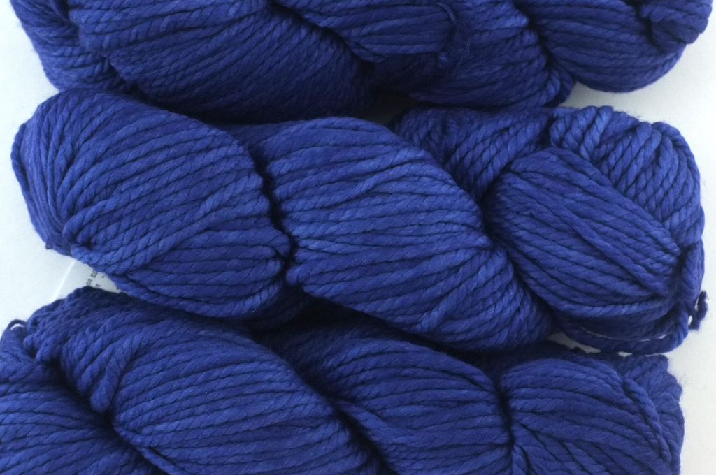 Malabrigo Chunky in color Indigo, Bulky Weight Merino Wool Knitting Yarn, deep blue, #088 - Purple Sage Yarns