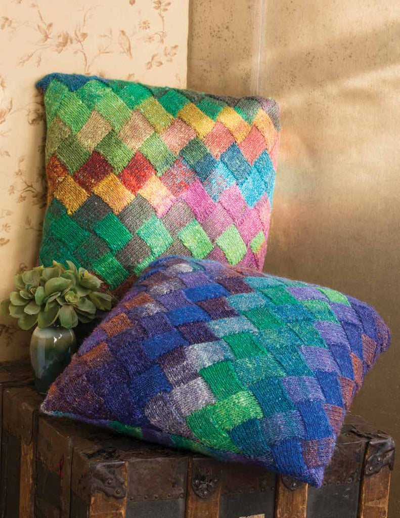 Silk Garden Lite Pillow, free digital knitting pattern download