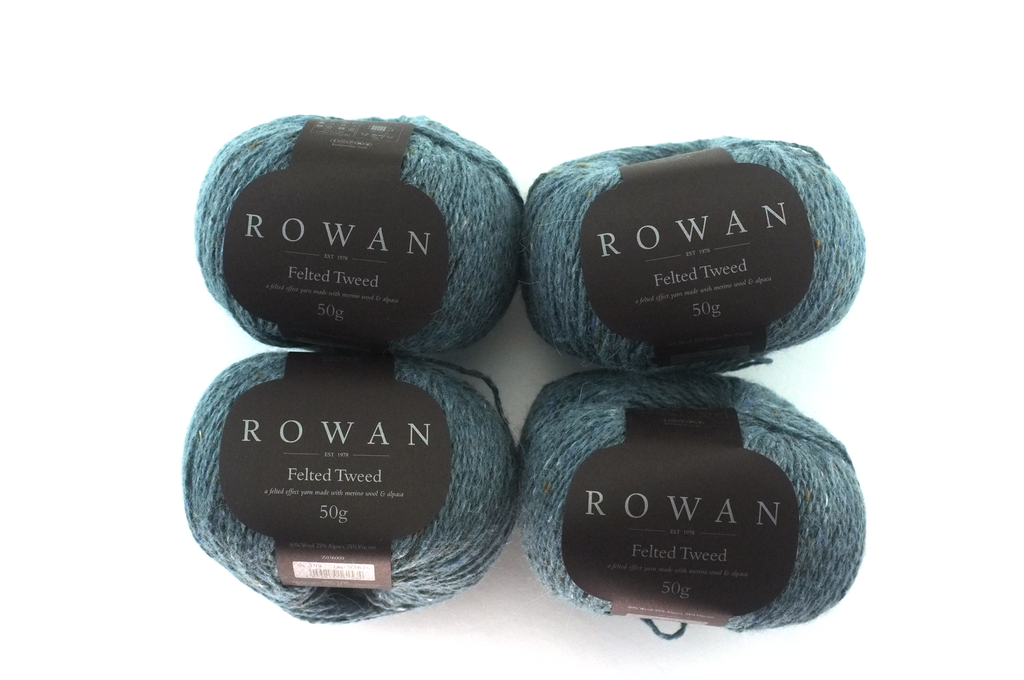 Rowan Felted Tweed DK weight, Delft 194, royal delft blue merino, alpaca, viscose knitting yarn