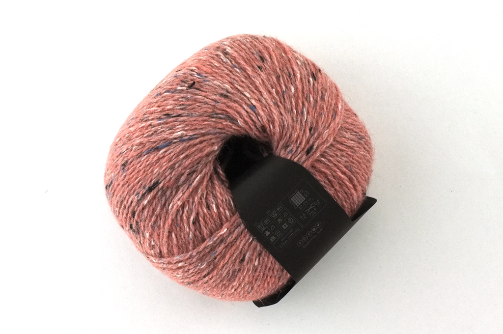 Rowan Felted Tweed Peach 212, medium peach shade, merino, alpaca, viscose knitting yarn