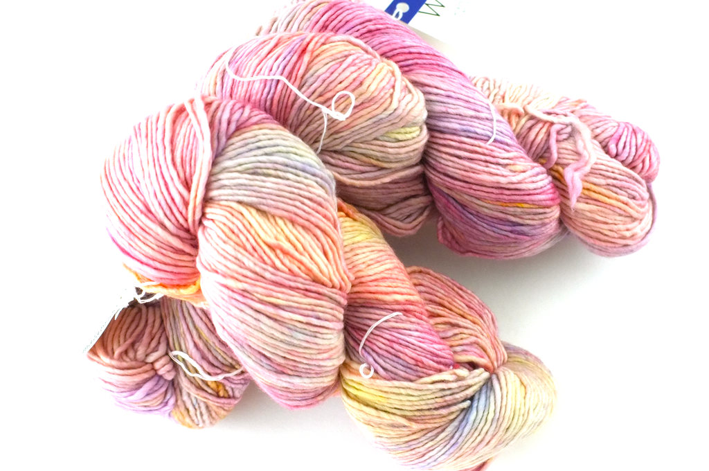 Haiti, novelty tape yarn in pink, blue, green – Red Beauty Textiles