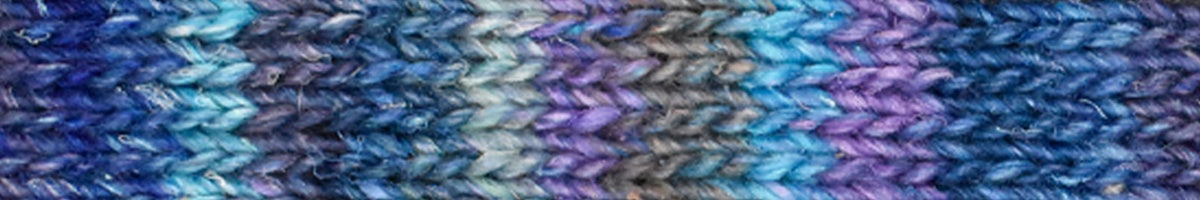 Noro Silk Garden Color 373, Silk Mohair Wool Aran Weight Knitting Yarn, turquoise, blues, purple