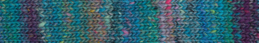 Noro Viola color 001, aran weight knitting yarn, dragon skeins, turquoise mix, Sawara, 100% wool by Red Beauty Textiles