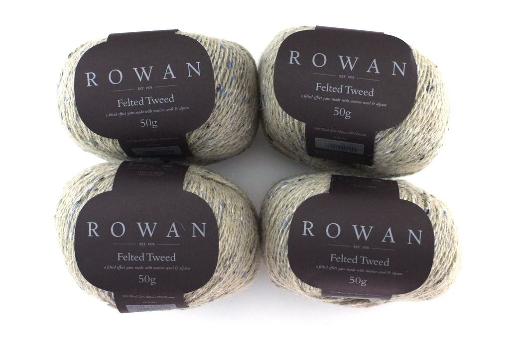 Rowan Felted Tweed Stone 190, beige tweed, merino, alpaca, viscose knitting yarn from Purple Sage Yarns