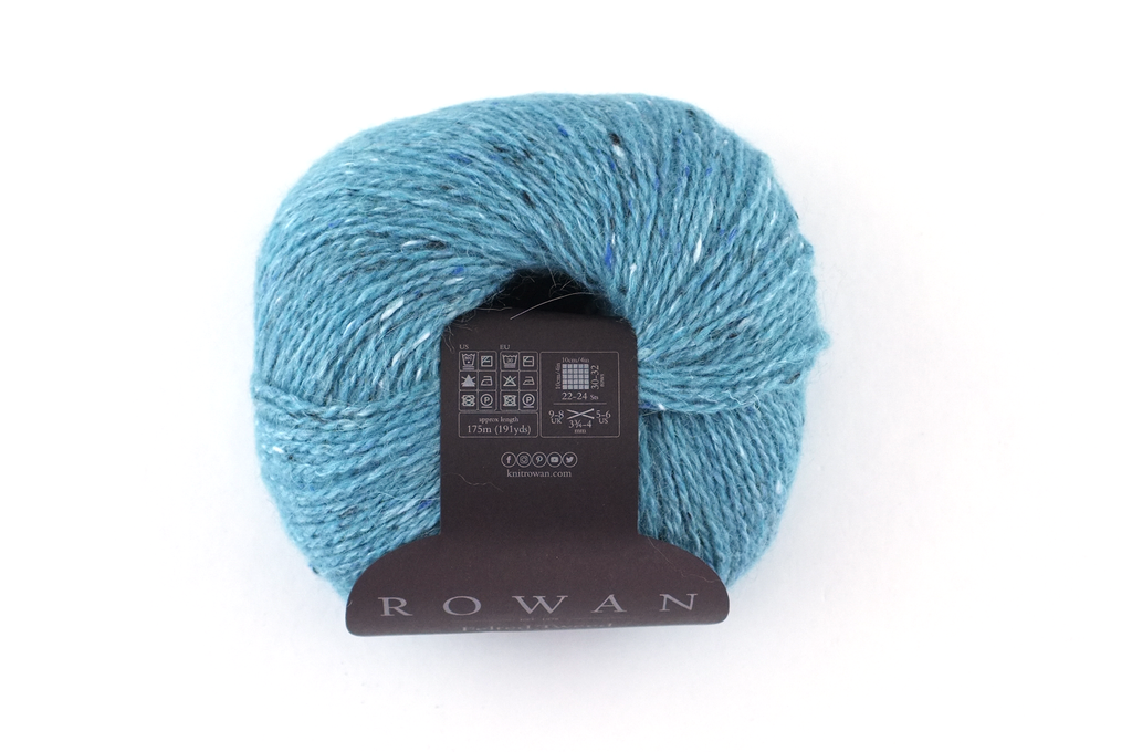 Rowan Felted Tweed Fjord 218, clear blue tweed, merino, alpaca, viscose knitting yarn