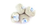 Hempathy no 004, White Beach, hemp, cotton, modal, beige heather, linen-like DK weight knitting yarn