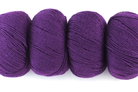 Hempathy no 117, Verbena, hemp, cotton, modal, linen-like DK weight knitting yarn, royal purple