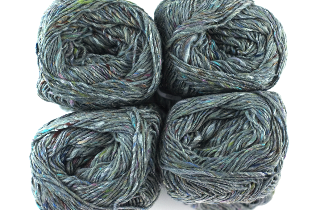 Noro Silk Garden Sock Solo Color S02 Chichibu, Wool Silk Mohair Sport Weight Knitting Yarn, medium gray