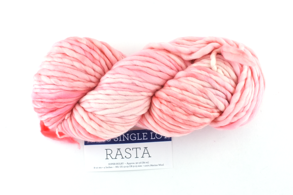 Malabrigo Rasta sample sale, peach, Super Bulky Weight Merino Wool Knitting Yarn, single lot sale