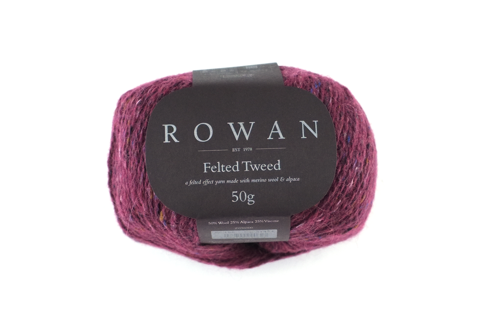 Rowan Felted Tweed Tawny 186, madder red, merino, alpaca, viscose knitting yarn from Purple Sage Yarns