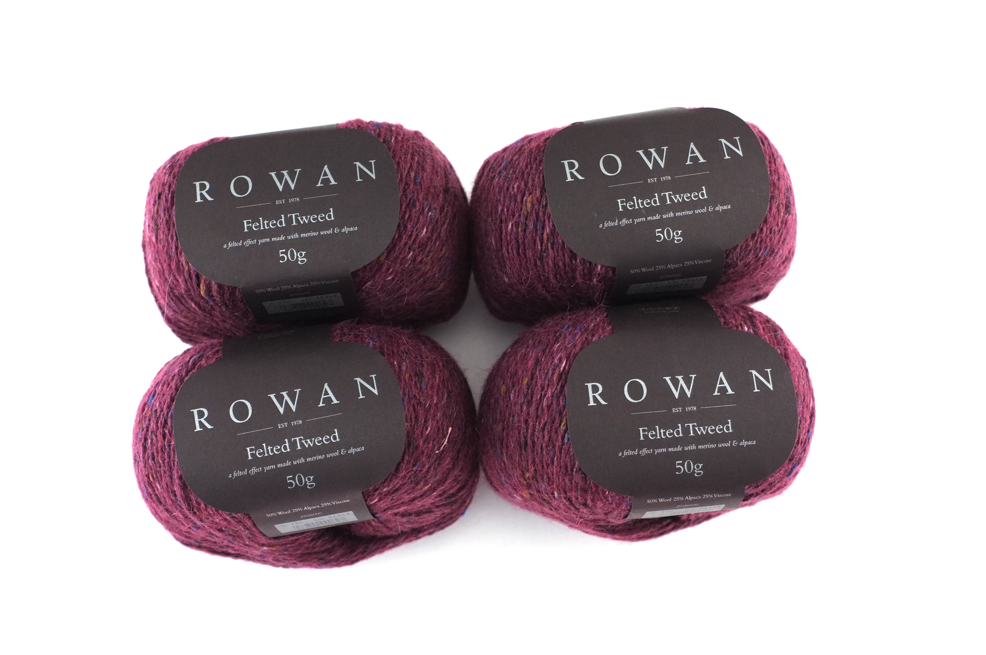 Rowan Felted Tweed Tawny 186, madder red, merino, alpaca, viscose knitting yarn