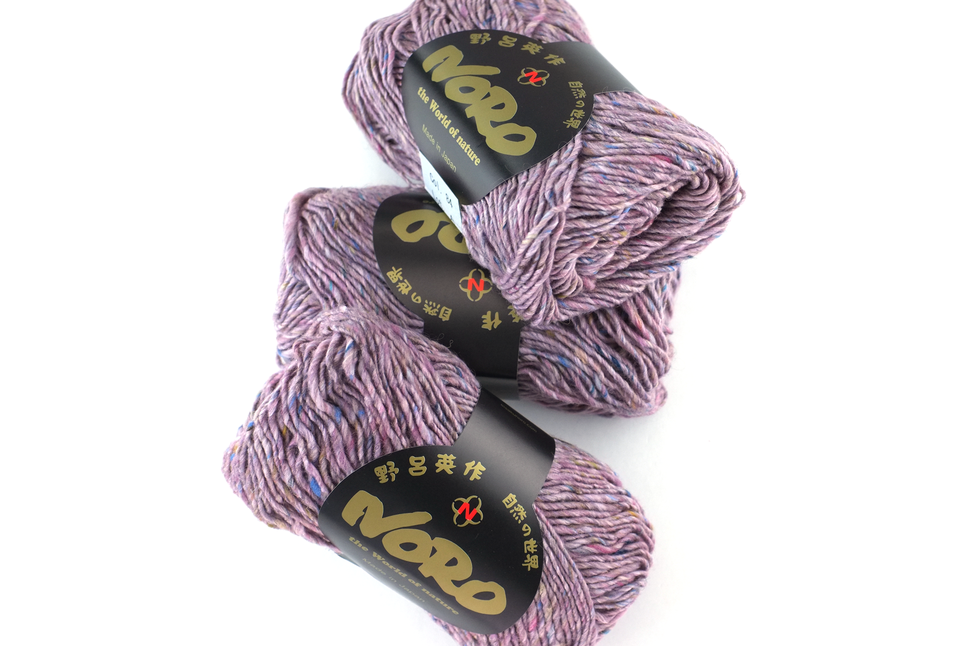 Noro Silk Garden Solo Color 84 Uda, Silk Mohair Wool Aran Weight Knitting Yarn, lilac-pink semi-solid