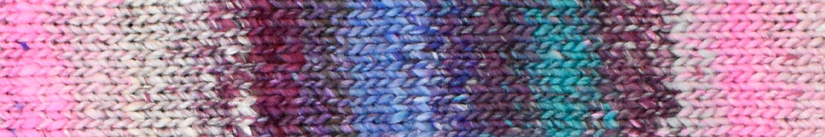 Noro Haruito, silk-cotton yarn, worsted weight, pink, purple, dragon skeins, col 11