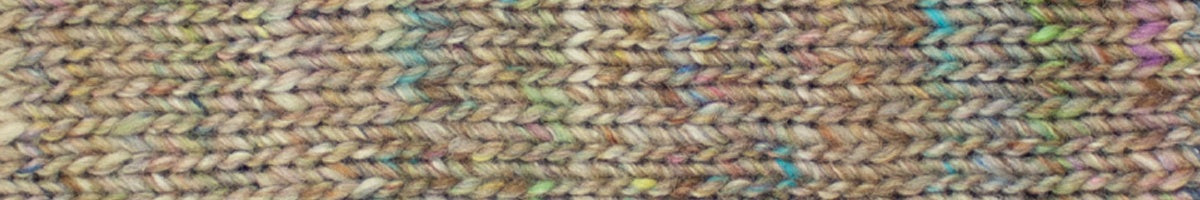 Noro Silk Garden Sock Solo Color TW10, wool silk mohair sport weight knitting yarn, pastel rainbow tweed flecks on tan