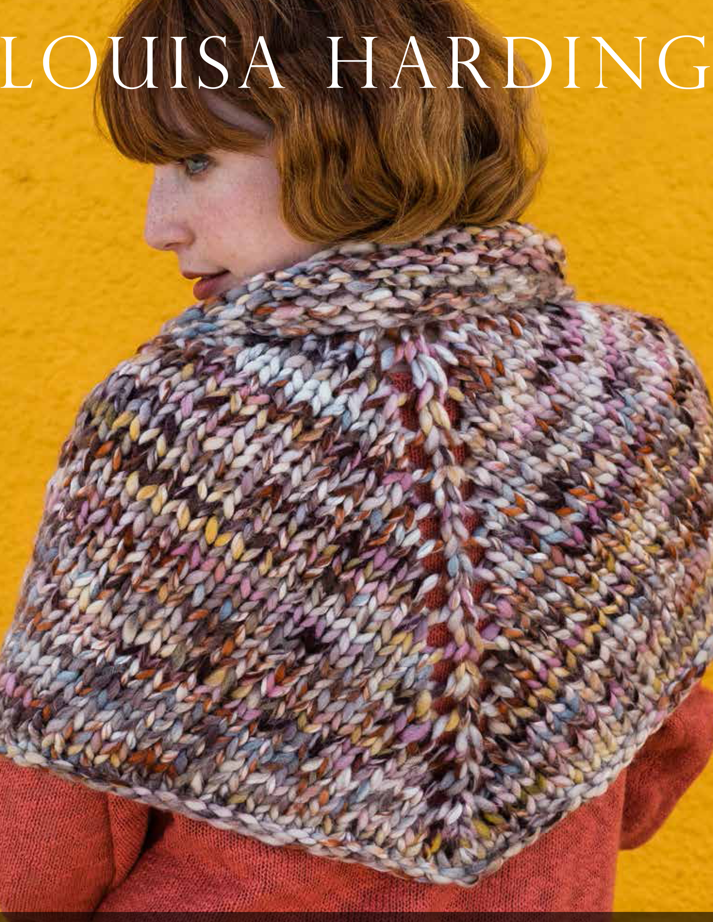 Shenandoah shawl uses super bulky yarn, a free digital knitting pattern