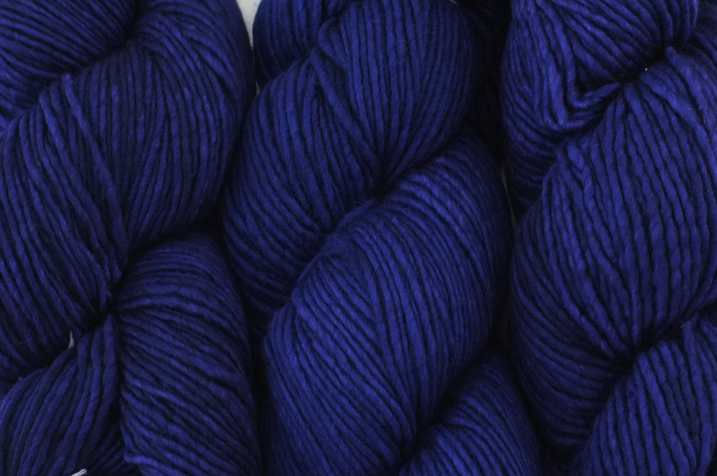 Malabrigo Worsted in color Purple Mystery, #030, Merino Wool Aran Weight Knitting Yarn, deep purple - Purple Sage Yarns