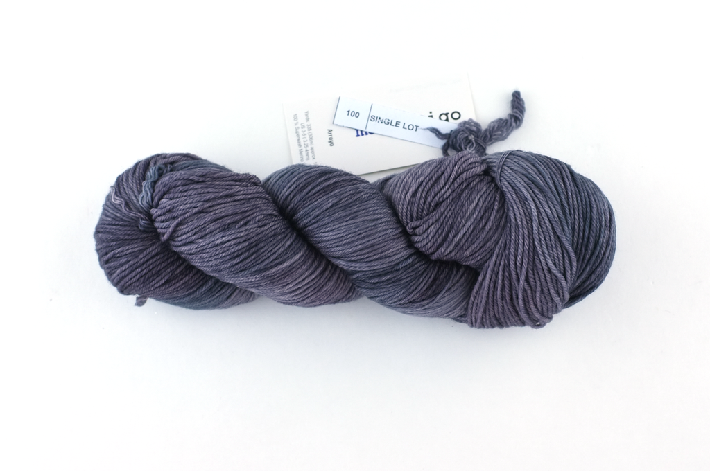 Malabrigo Arroyo sample sale, gray shades, Sport Weight Merino Wool Knitting Yarn from Purple Sage Yarns