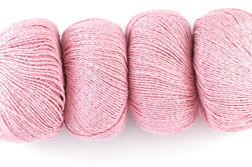 Hempathy no 084, Rosewood, hemp, cotton, modal knitting yarn in light pink, linen-like DK weight knitting yarn from Purple Sage Yarns