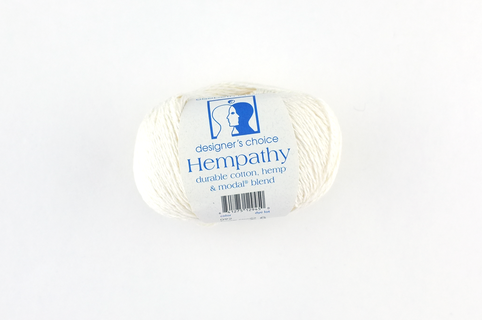 Hempathy no 092, Summer Cloud, hemp, cotton, modal knitting yarn in, linen-like DK weight knitting yarn