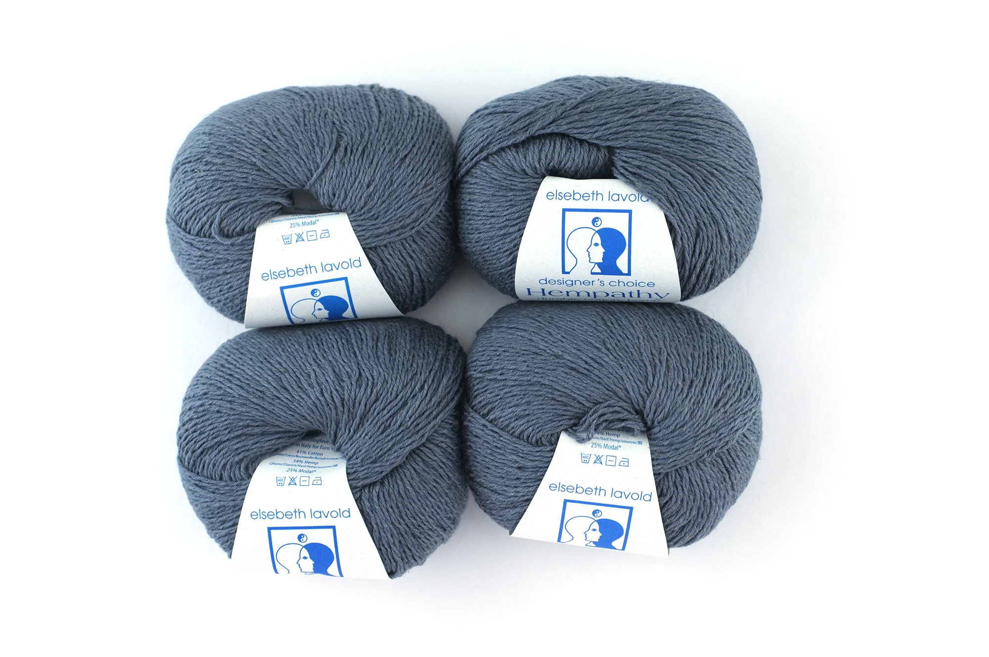 Hempathy no 099, Touchstone, hemp, cotton, modal, knitting yarn in dark gray, linen-like DK weight knitting yarn