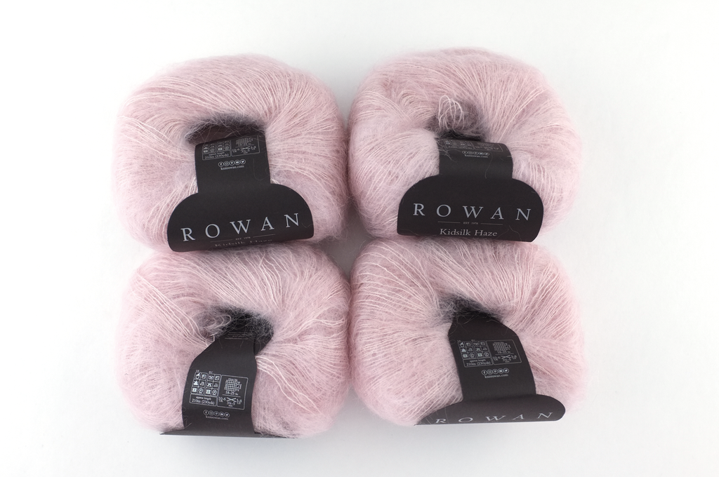 Rowan Kidsilk Haze, Grace #508, pastel pink, mohair/silk laceweight yarn - Purple Sage Yarns