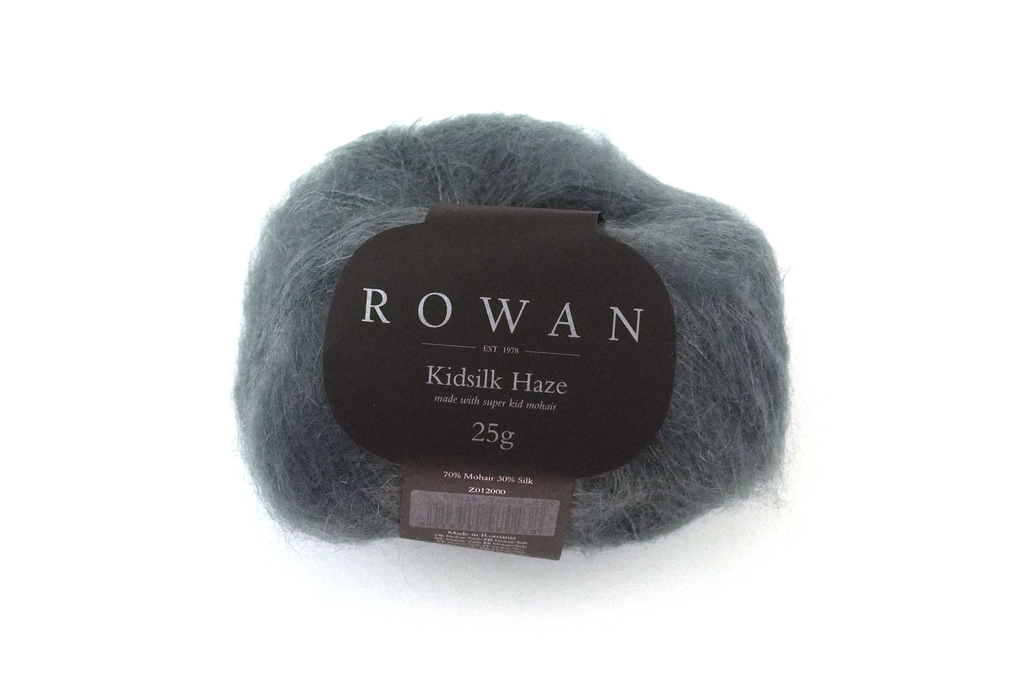 Rowan Kidsilk Haze, Anthracite #639, dark gray, mohair/silk laceweight yarn - Purple Sage Yarns