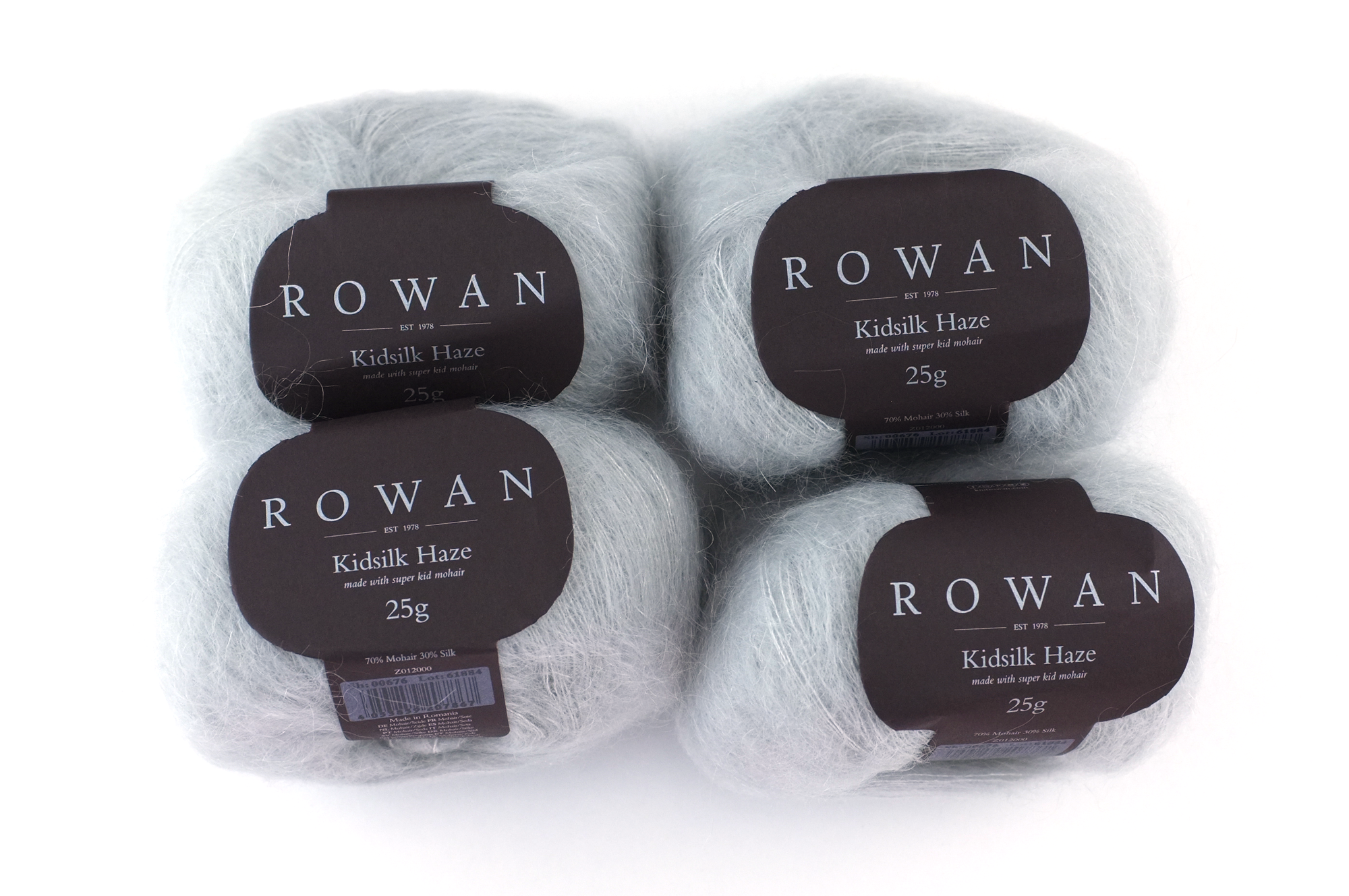 Rowan Kidsilk Haze, Aura #676, warm gray, mohair/silk laceweight yarn - Purple Sage Yarns