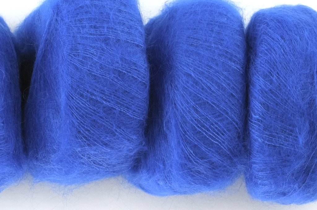Rowan Kidsilk Haze, Electric #705, bright electric blue, mohair/silk laceweight yarn - Purple Sage Yarns