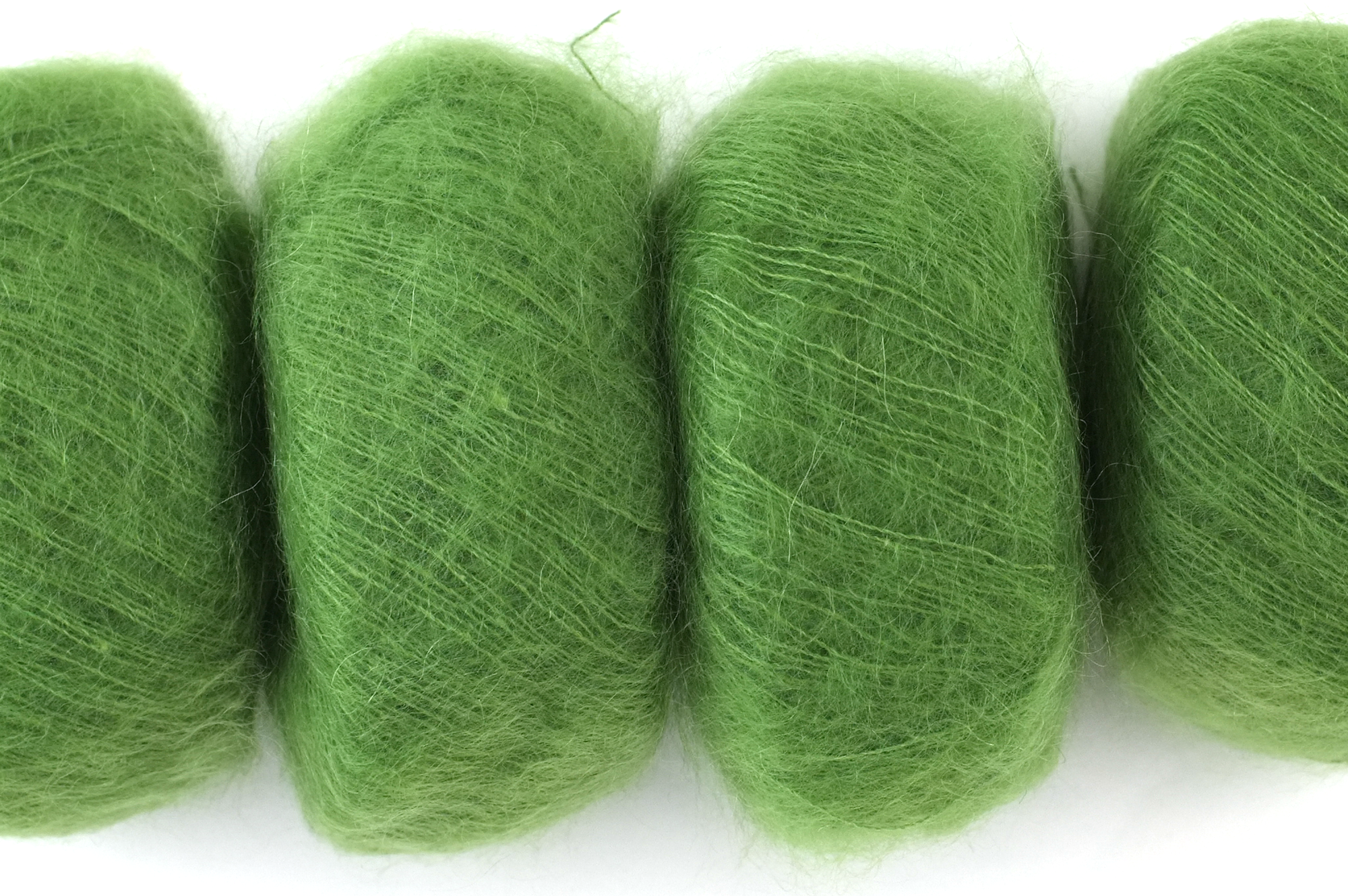 Rowan Kidsilk Haze, Olive #721, medium green, mohair/silk laceweight yarn - Purple Sage Yarns