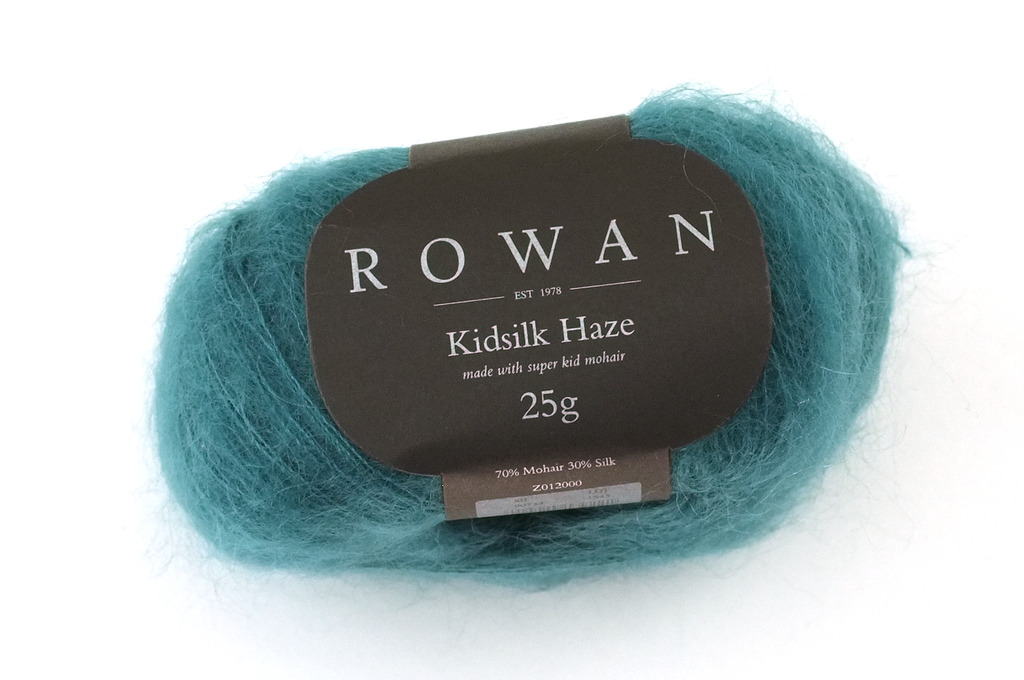 Rowan Kidsilk Haze, Aegean #724, deep teal, mohair/silk laceweight yarn - Purple Sage Yarns
