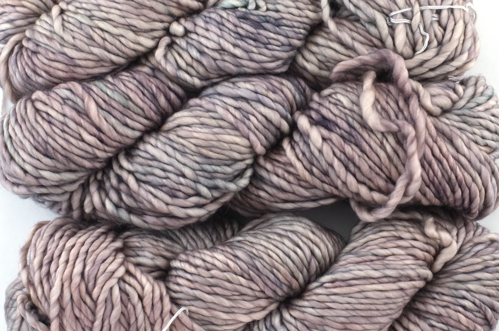 Malabrigo Noventa in color Whole Grain, Merino Wool Super Bulky Knitting Yarn, machine washable, tonal beiges, #429 - Purple Sage Yarns