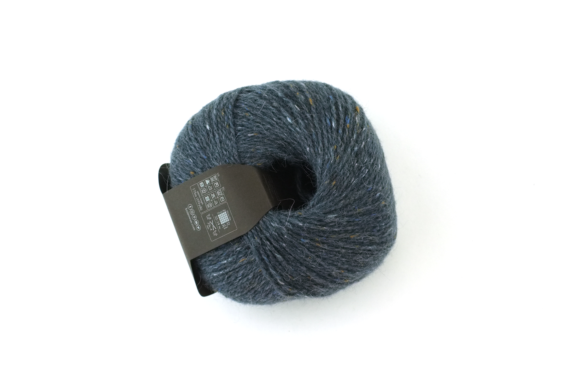 Rowan Felted Tweed Carbon 159, almost black, merino, alpaca, viscose knitting yarn