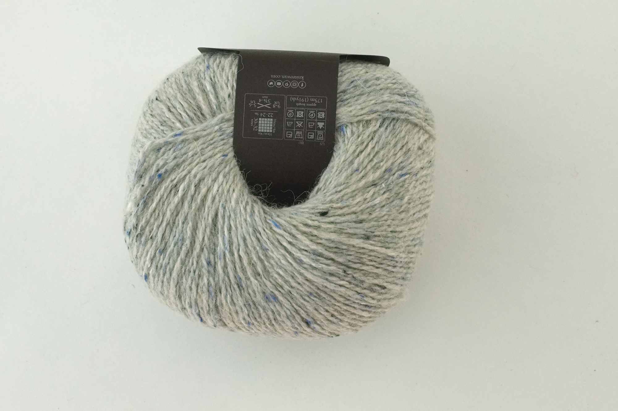 Rowan Felted Tweed Clay 177, light tweedy warmer gray, merino, alpaca, viscose knitting yarn