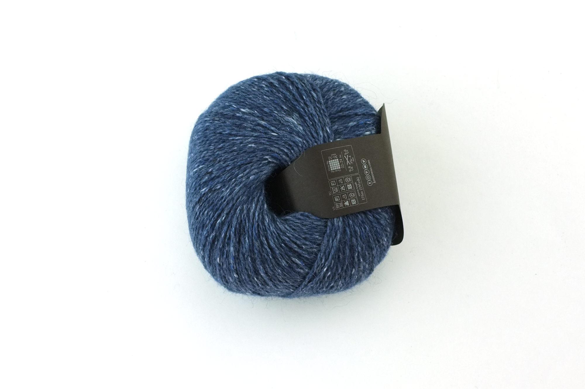 Rowan Felted Tweed Seasalter 178, deep marine navy, merino, alpaca, viscose knitting yarn