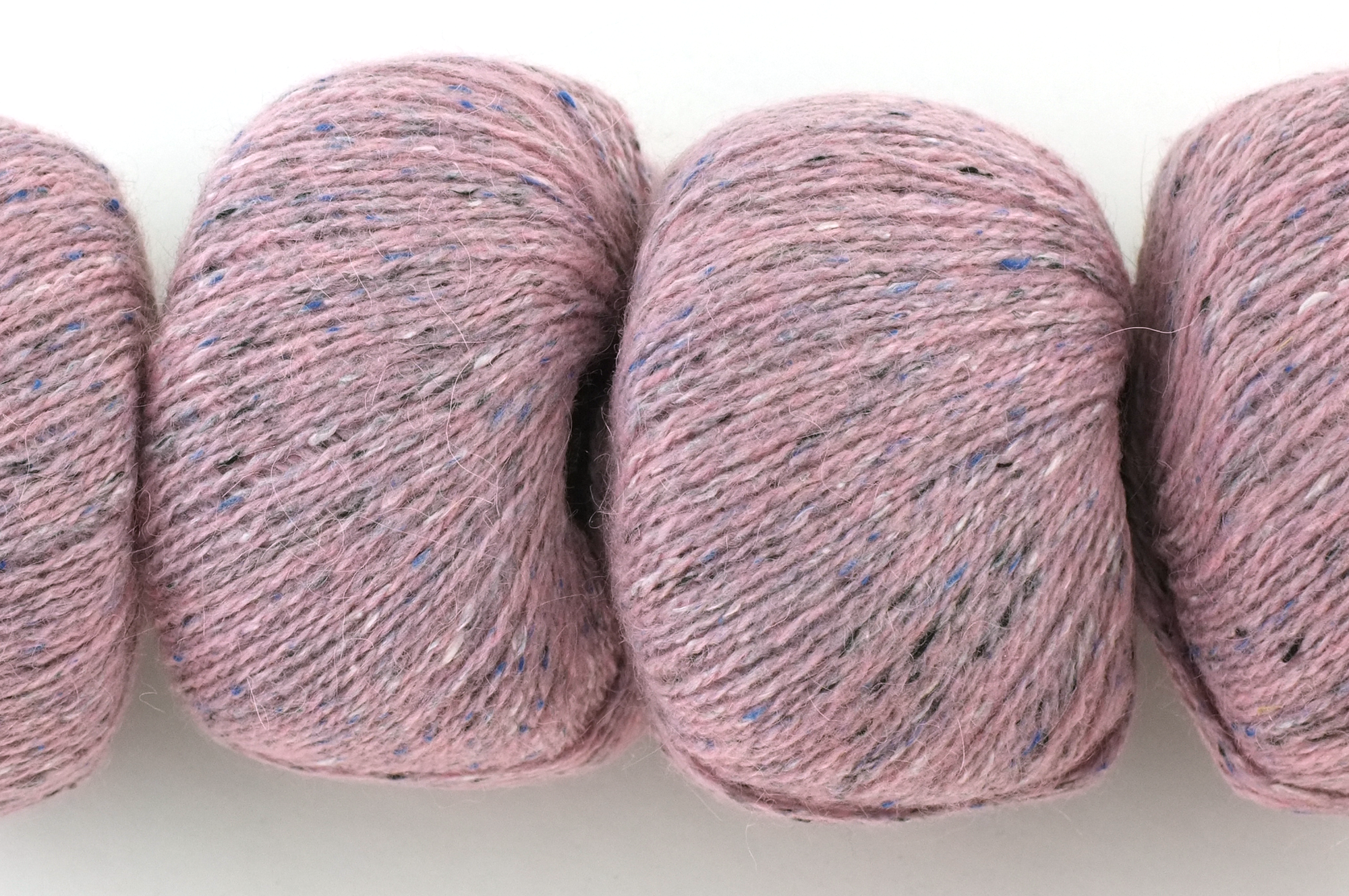 Rowan Felted Tweed Frozen 185, delicate baby pink, merino, alpaca, viscose knitting yarn