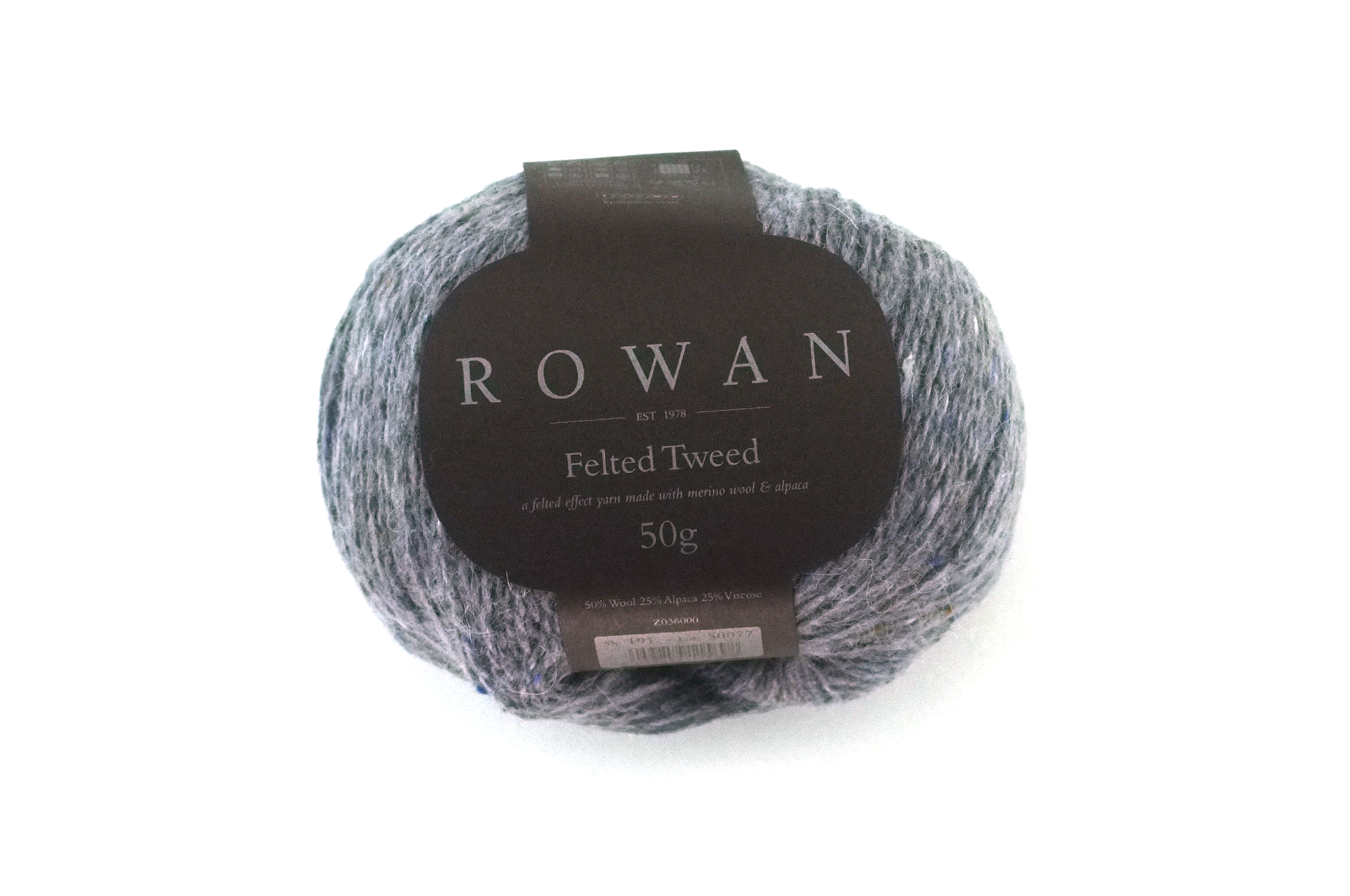 Rowan Felted Tweed DK weight, Granite 191, merino, alpaca, viscose knitting yarn in grays and blues