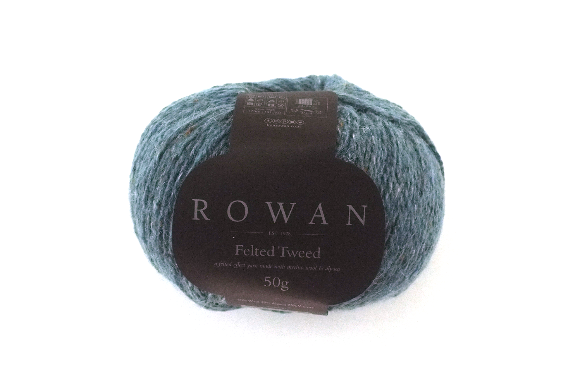 Rowan Felted Tweed DK weight, Delft 194, royal delft blue merino, alpaca, viscose knitting yarn