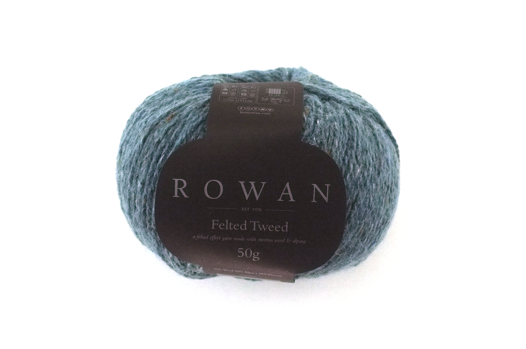 Rowan Felted Tweed DK weight, Delft 194, royal delft blue merino, alpaca, viscose knitting yarn from Purple Sage Yarns
