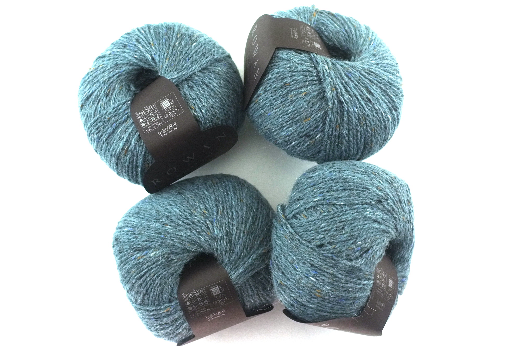 Rowan Felted Tweed DK weight, Delft 194, royal delft blue merino, alpaca, viscose knitting yarn