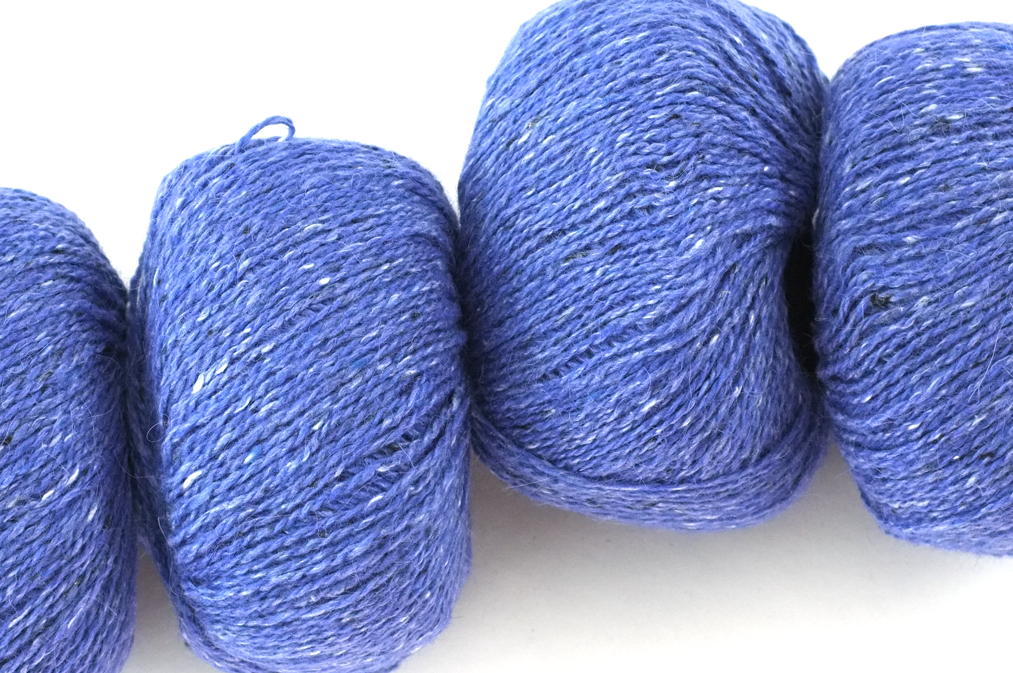 Rowan Felted Tweed Iris 201 bright periwinkle tweed, merino, alpaca, viscose knitting yarn