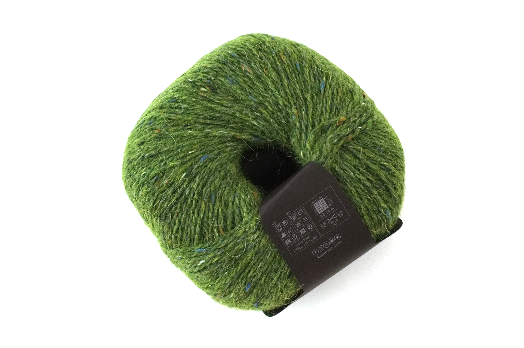 Rowan Felted Tweed Lotus Leaf 205, medium shade leafy green tweed