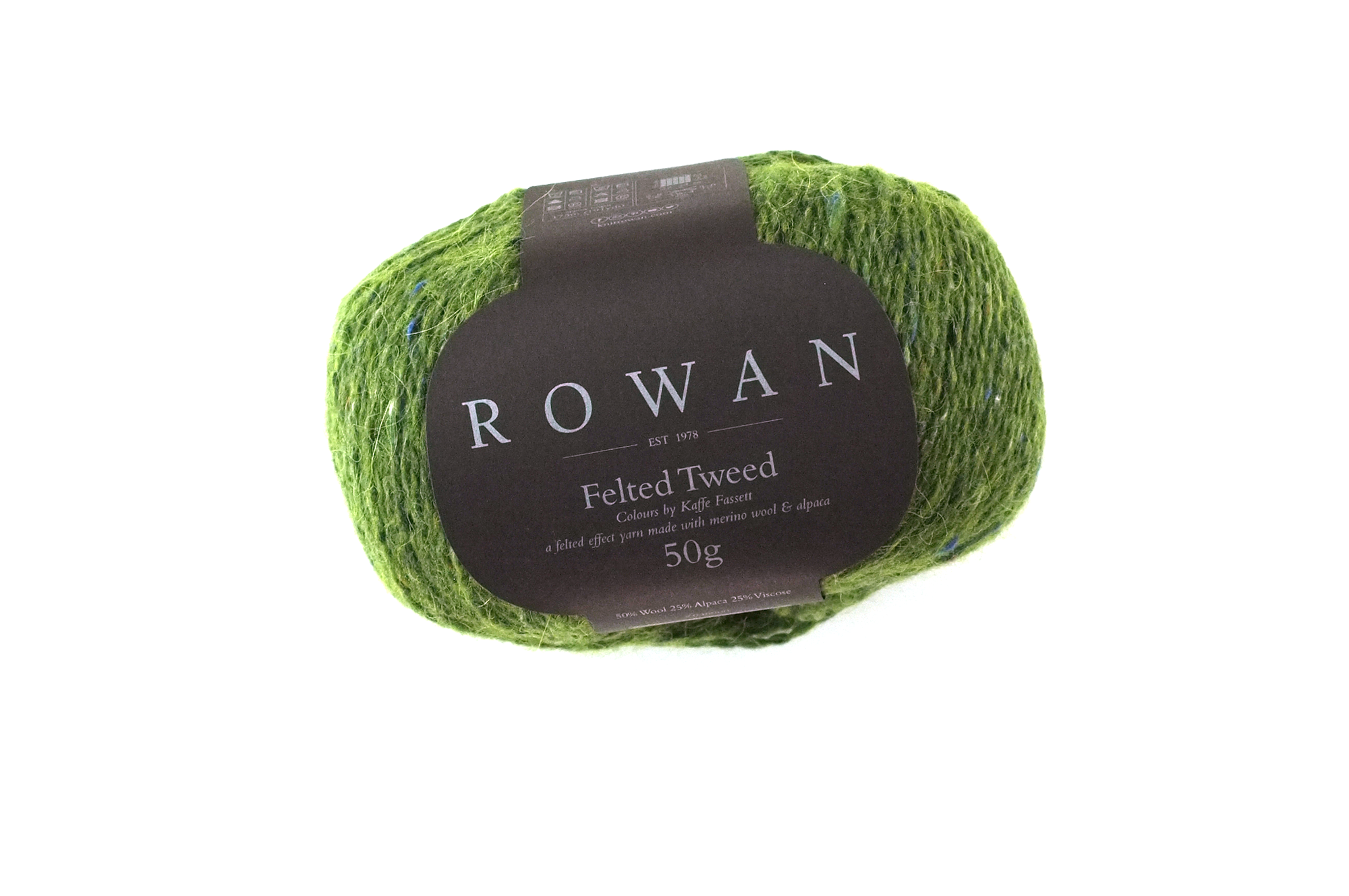 Rowan Felted Tweed Lotus Leaf 205, medium shade leafy green tweed